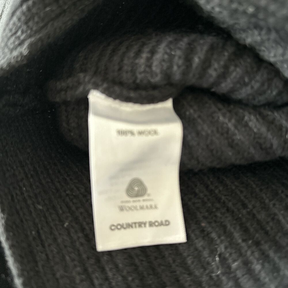 Black Wool Jumper