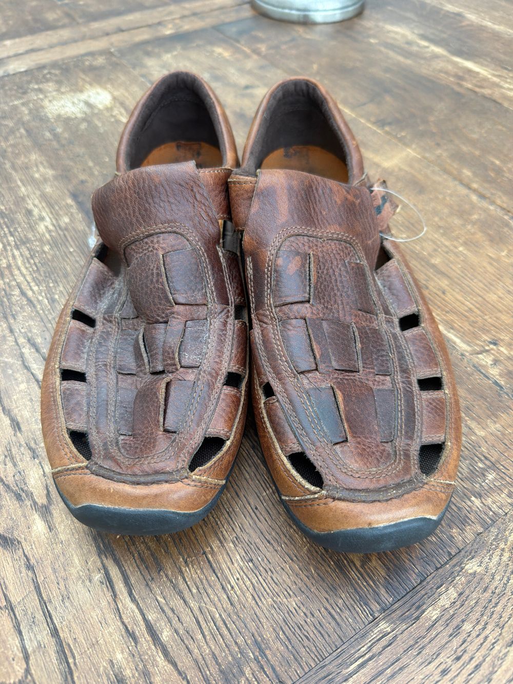 Brown Leather Sandals