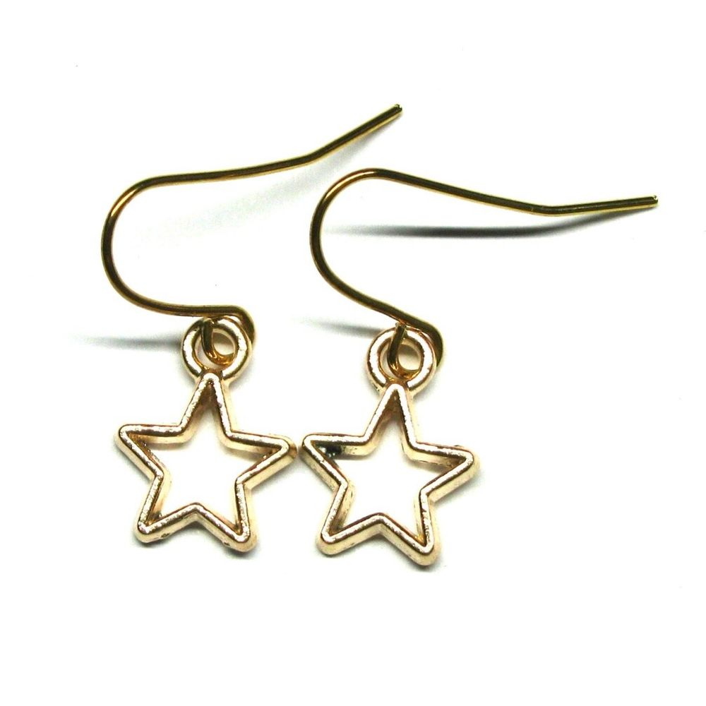 Gold Star earrings