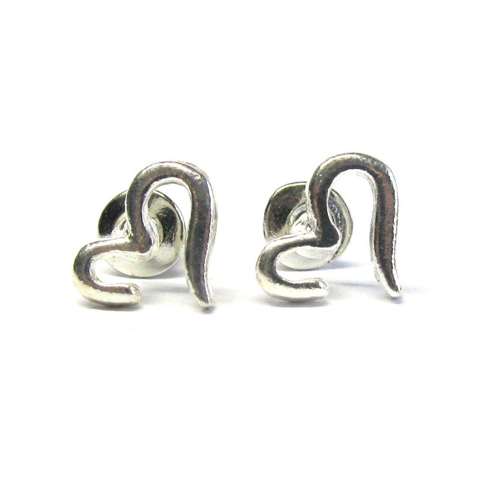 Silver Heart Stud earrings