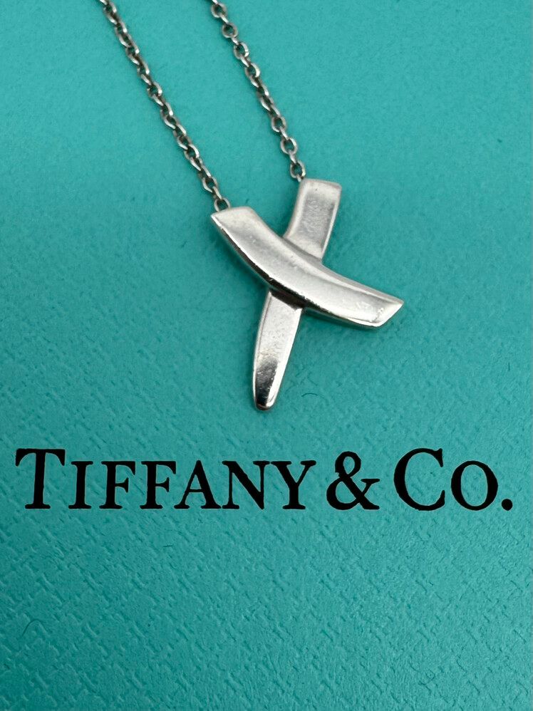 Tiffnany and Co. Graffiti “X” Pendant in Stirling Silver