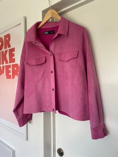 Pink Suede Jacket