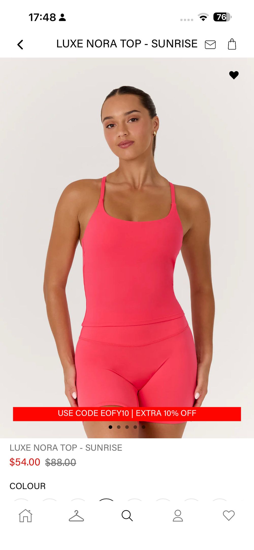 Muscle Republic Pink Luxe Nora Top