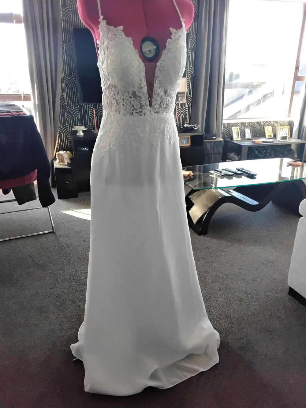 JJ's House Ivory Lace Wedding Dress