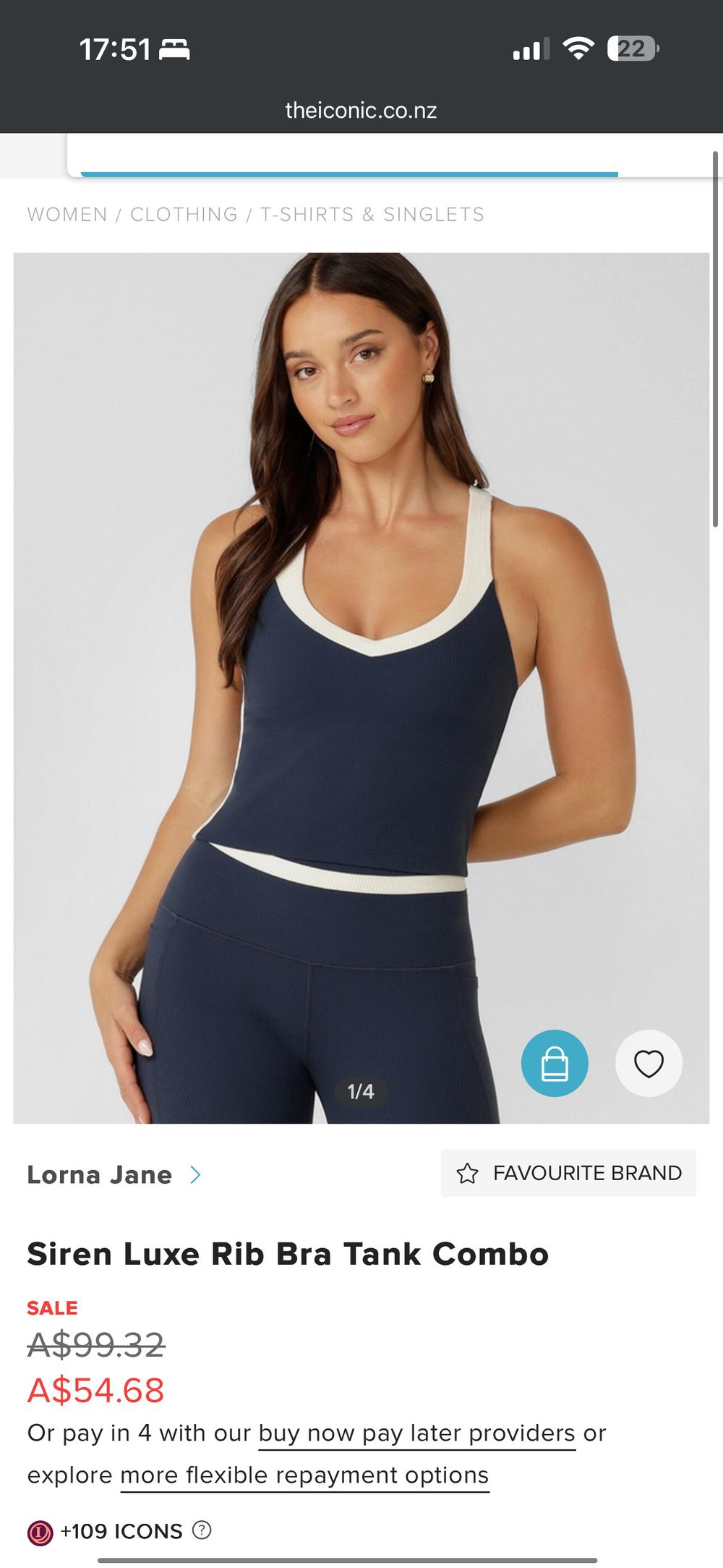 Lorna Jane Bra Tank