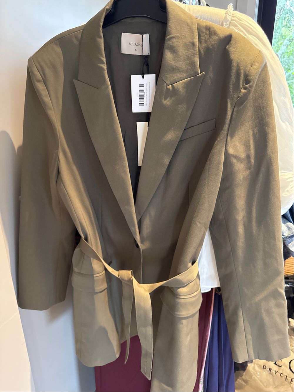 St. Agni Khaki Suit W Skirt & Jacket