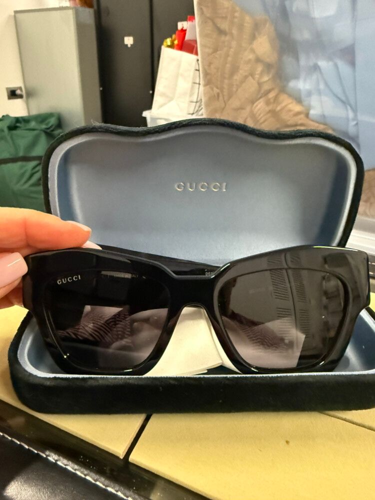 Gucci Black Square Sunglasses
