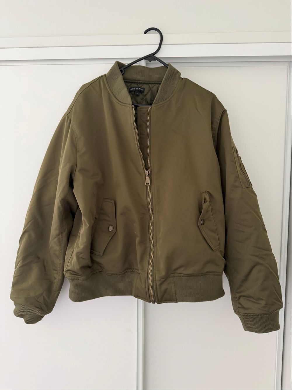 Aviation Khaki MA1 Bomber Jacket