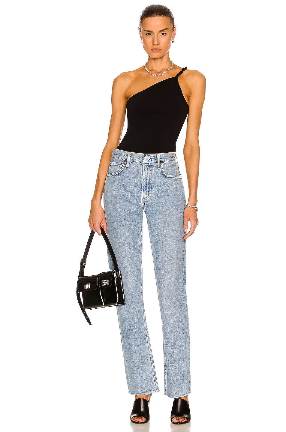 AGOLDE Cherie High Rise Straight Jeans