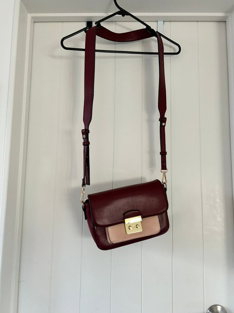 Red And Pink Hand Bag