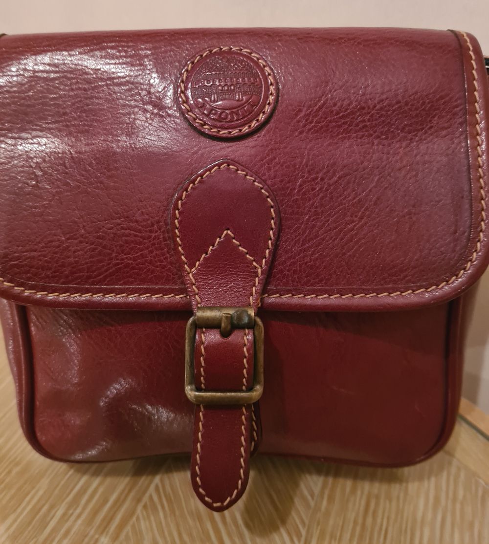 I Ponti Burgundy Shoulder Bag