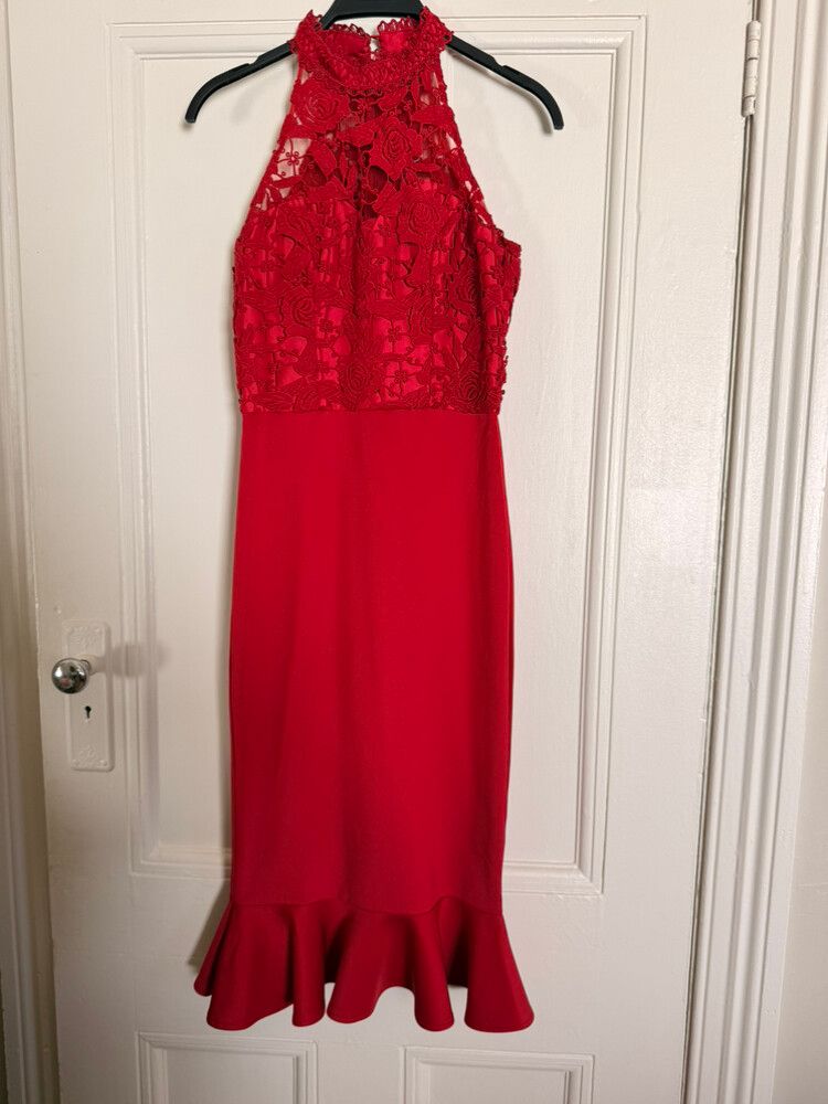 open lace back dress Sexy Soft Satin Mismatched Red Mermaid Long Bridesmaid Dresses Online, Red  Maid of Honor Dresses