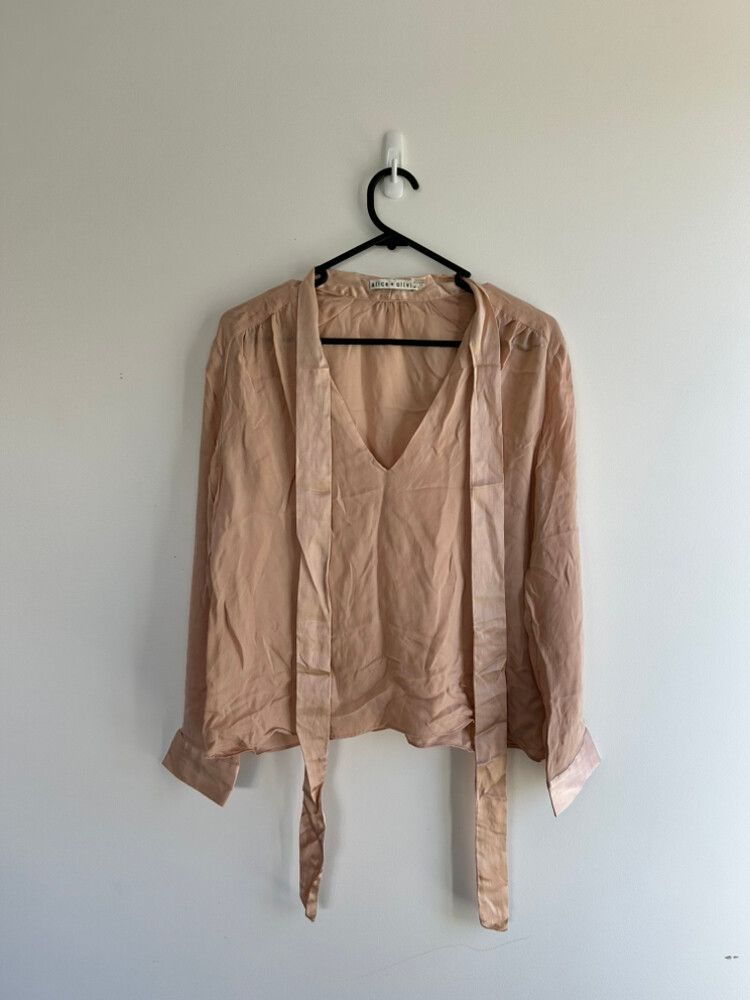 Alice and Olivia silk top
