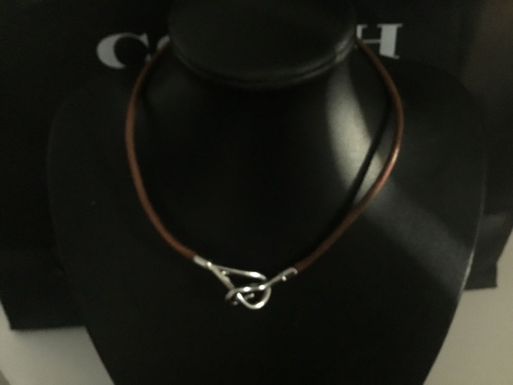 Auth ladies Hermes bracelet and necklace in VGC comes in bag.