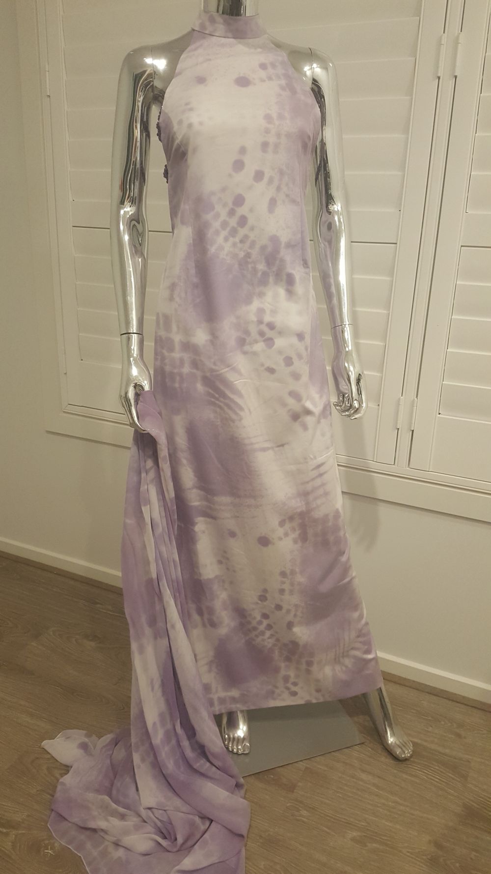 Halter Dress & Shawl