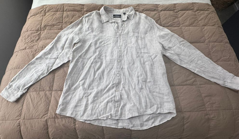 Country Road Organic Linen Shirt Men Sz XXL