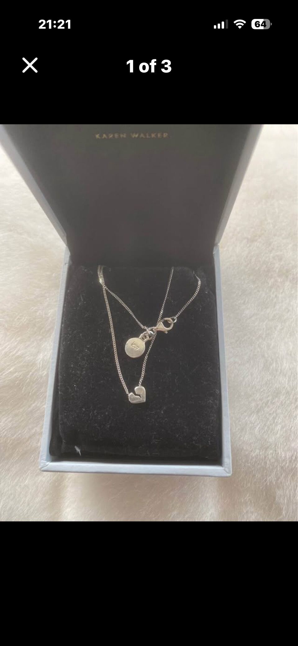 Karen Walker Silver Necklace