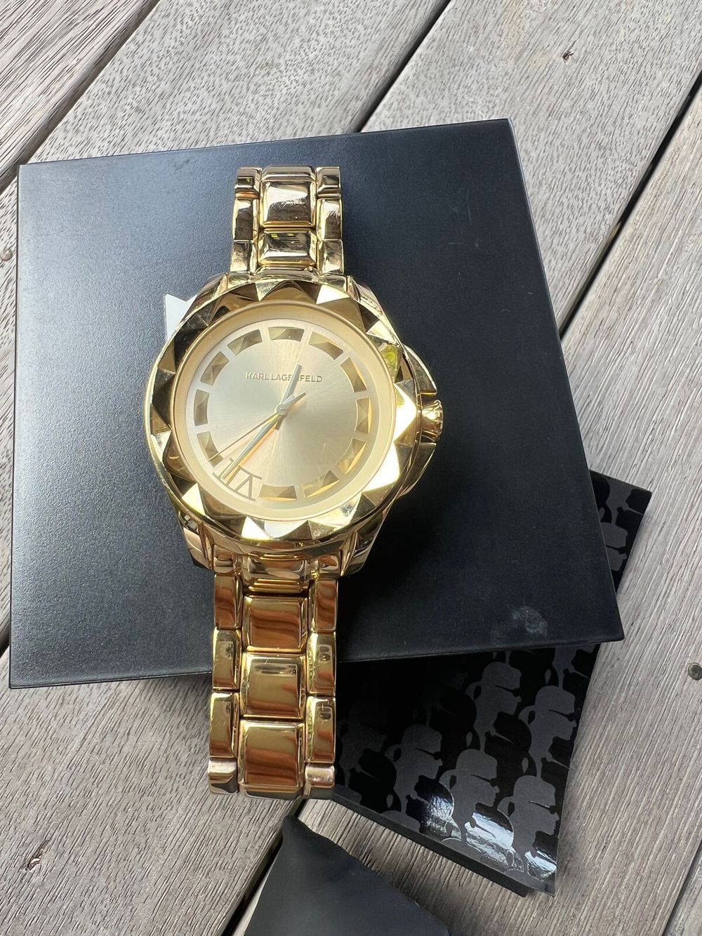 Karl Lagerfeld Gold Watch
