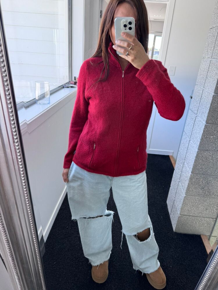 possum merino silk cardigan knit with pockets
