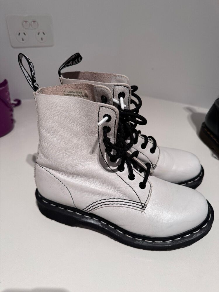 White Dr Martens