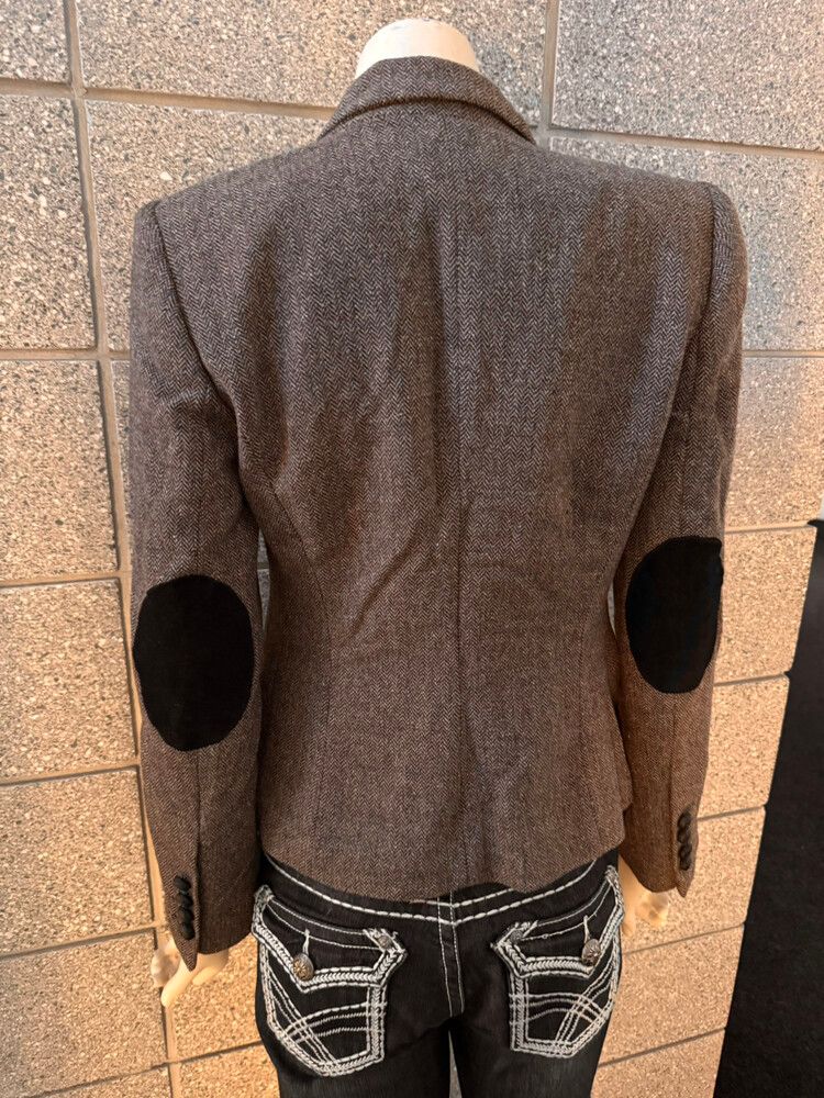 Wool Jacket With Elbow Patches
