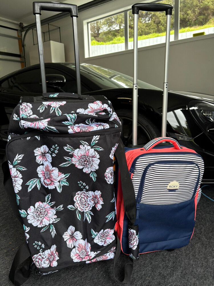 Roxy Floral set of 2 - Wheeled Travel Suitcase and cabin size