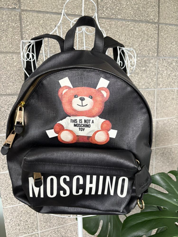 Moschino Black Backpack