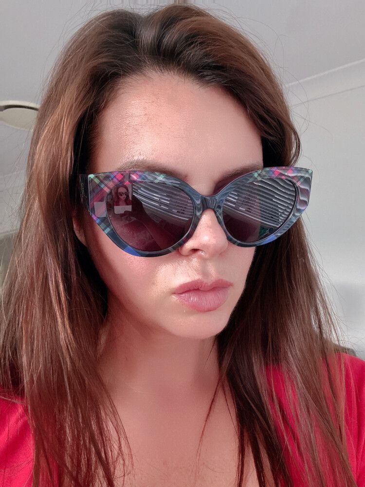 Vivienne Westwood Plaid Sunglasses