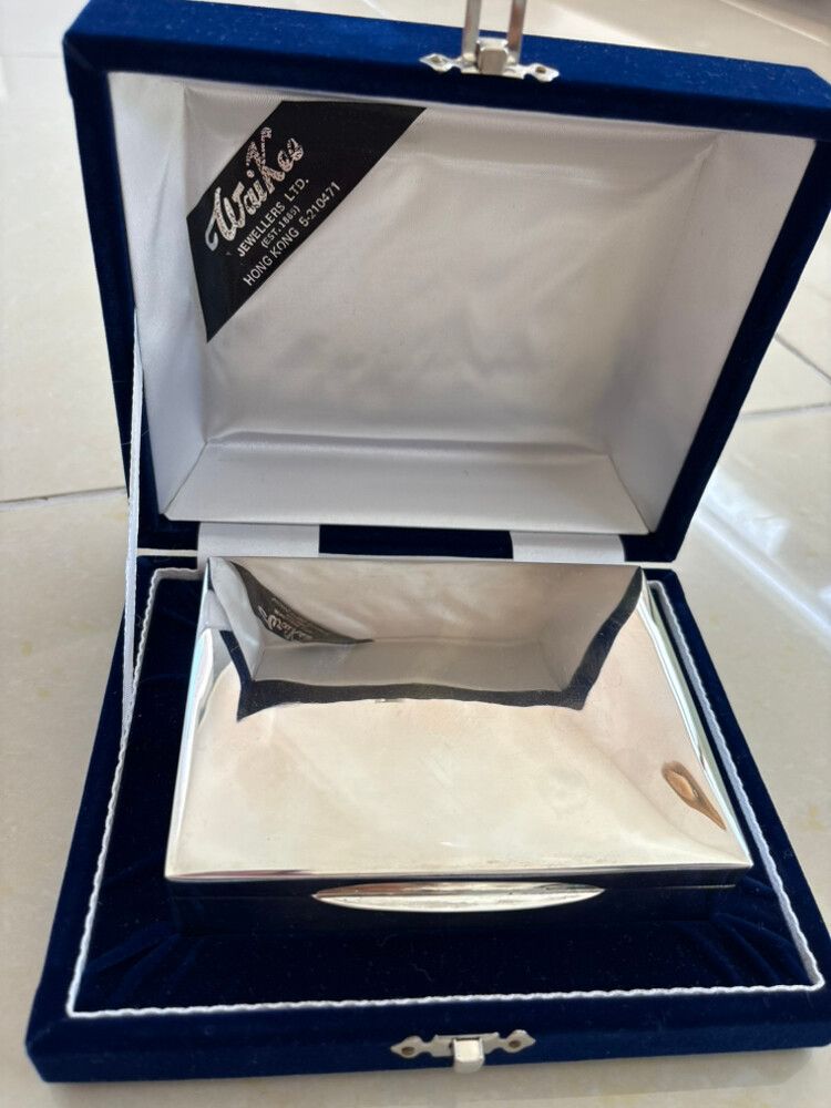 silver jewellery box