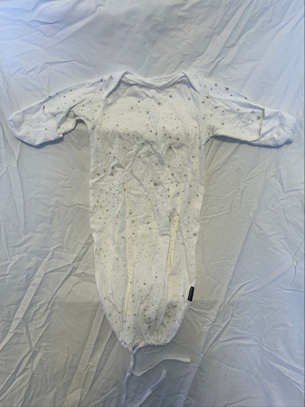 The Sleep Store White Star Print Sleep Gown