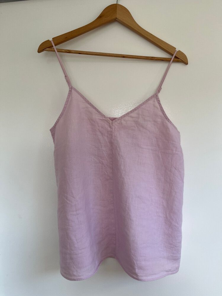 country road linen singlet