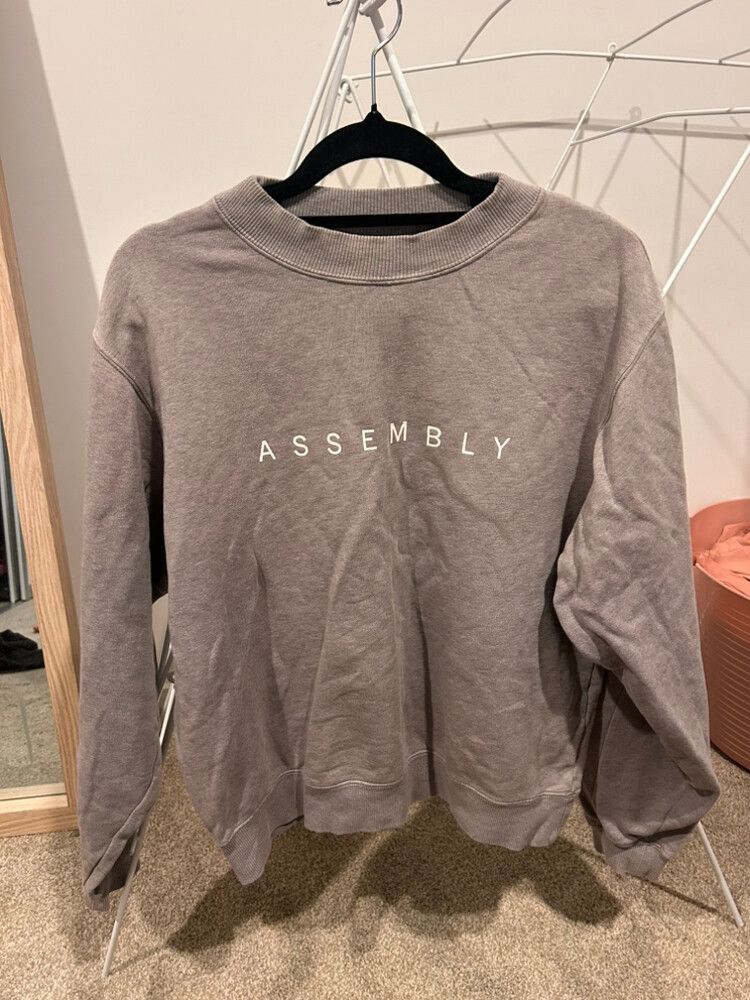 Assembly Label Grey Sweatshirt