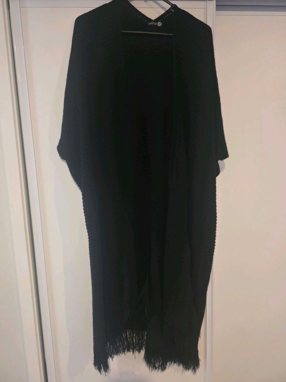 Boohoo Black Knit Cardigan