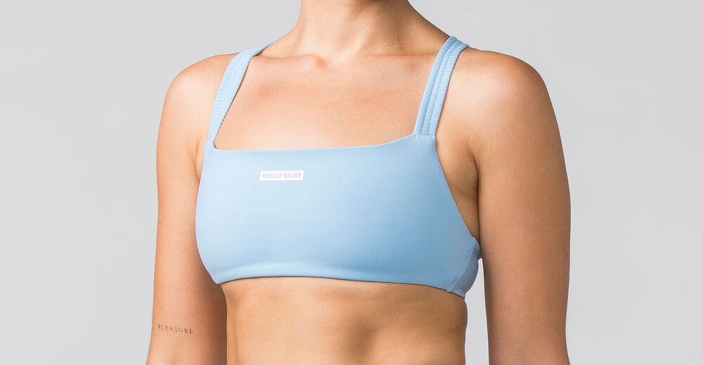 Light Blue Sports Bra