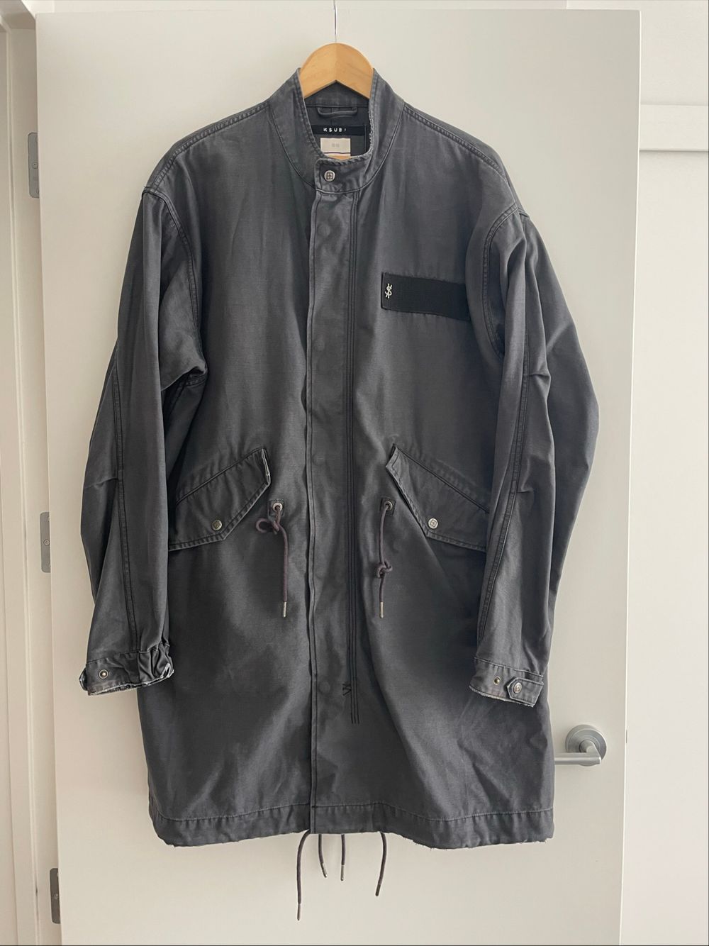 Ksubi Grey Longline Jacket