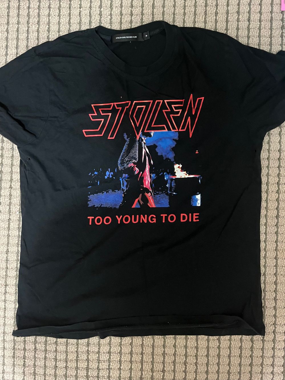 Stolen Girlfriends Too Young to Die Oversized Tshirt