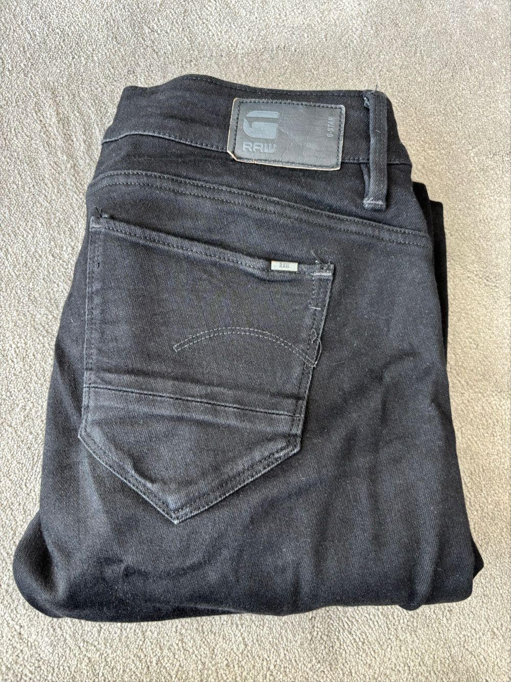 G Star Raw Black Skinny Jeans