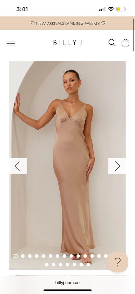 billy j latte bridesmaid dress Chiara Maxi Dress - Latte - Buy Women's Dresses