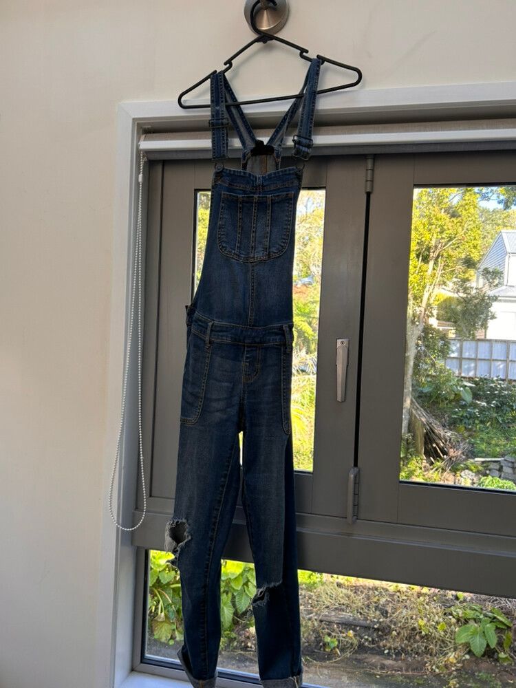 Maternity Overalls - Blue Denim