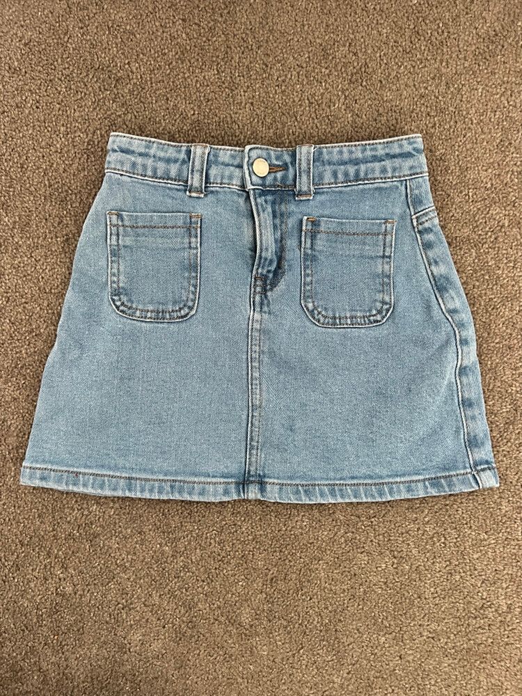Kids Seed Denim Skirt