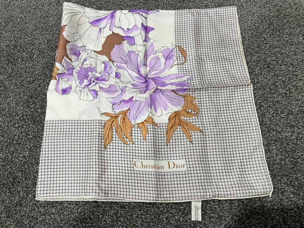 Christian Dior - Vintage Christian Dior Scarf on Designer