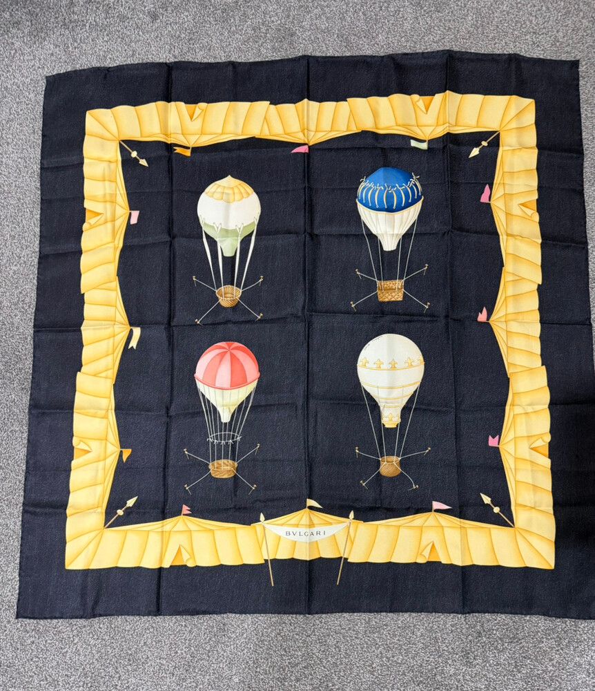 Bvlgari Hydrogen Balloon Silk Scarf