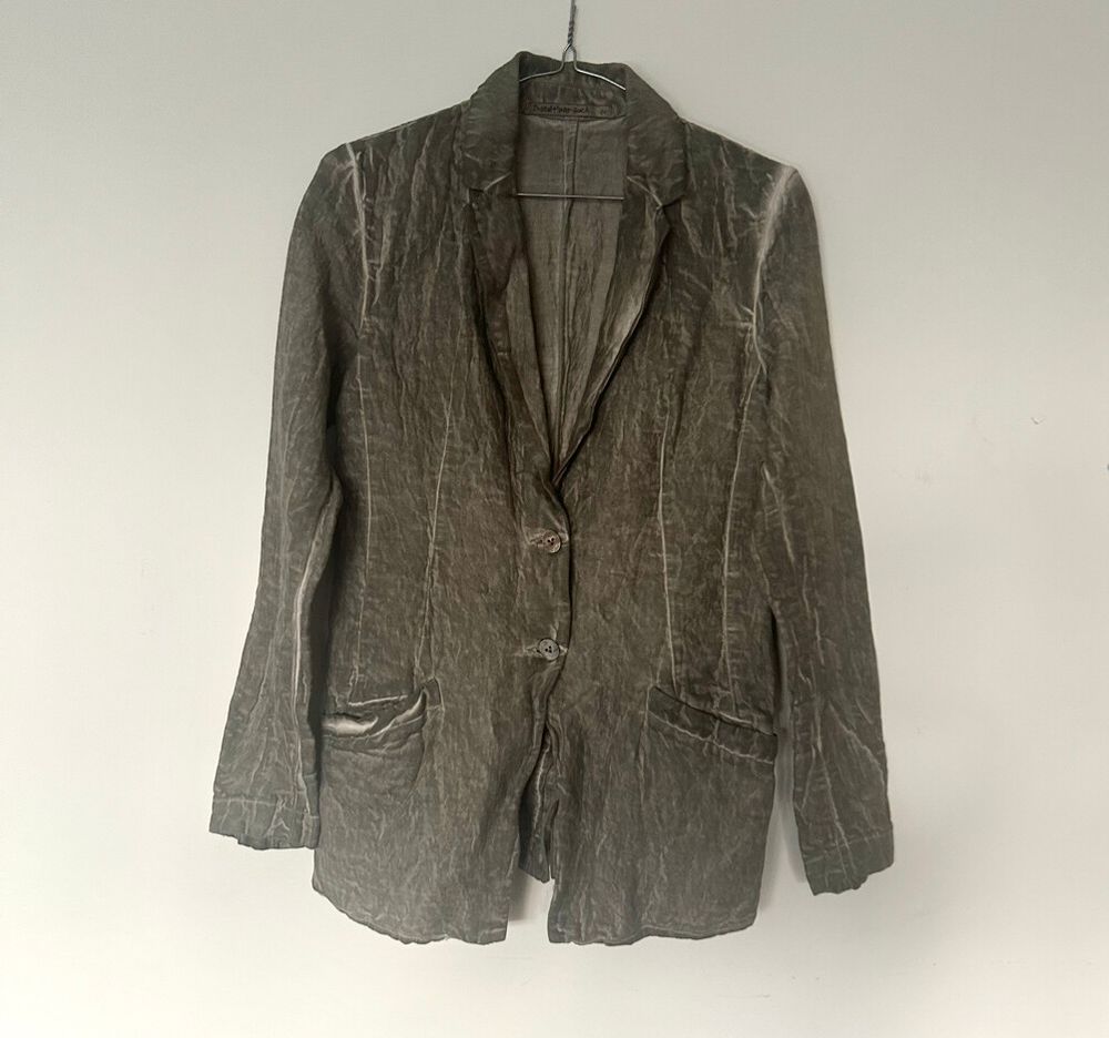 Linen Khaki Blazer
