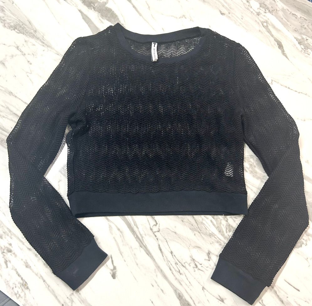 Cropped Y2K Style Woven Top