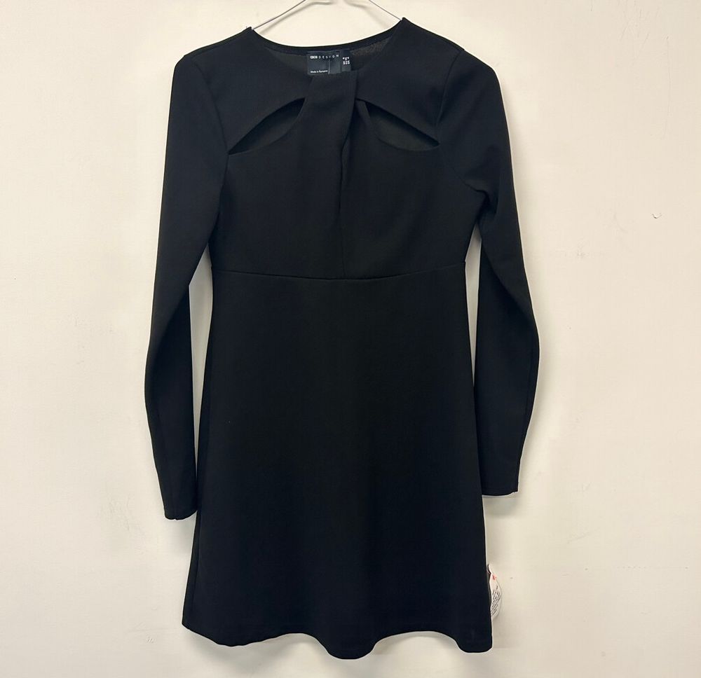 Black Mod Mini Dress