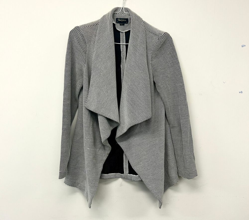 Woven White & Black Jacket