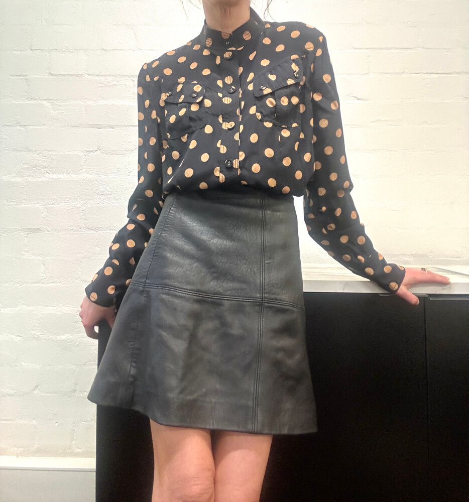 zimmermann polka dot top