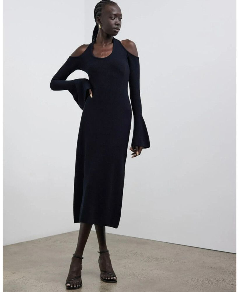 astr the label dorian off shoulder maxi dress Dorian Ruffle Off Shoulder Dress
