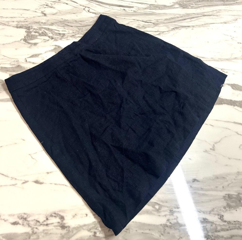 Navy Blue Mini Skirt