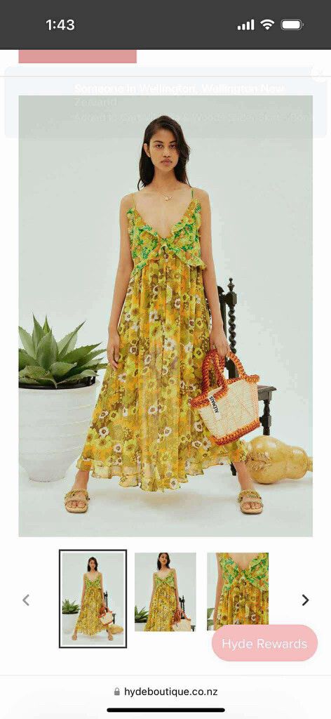 Jeff Spliced Frill Midi Dress